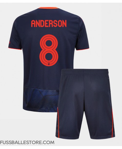 Günstige Nottingham Forest Elliot Anderson #8 3rd trikot Kinder 2025-26 Kurzarm (+ Kurze Hosen)